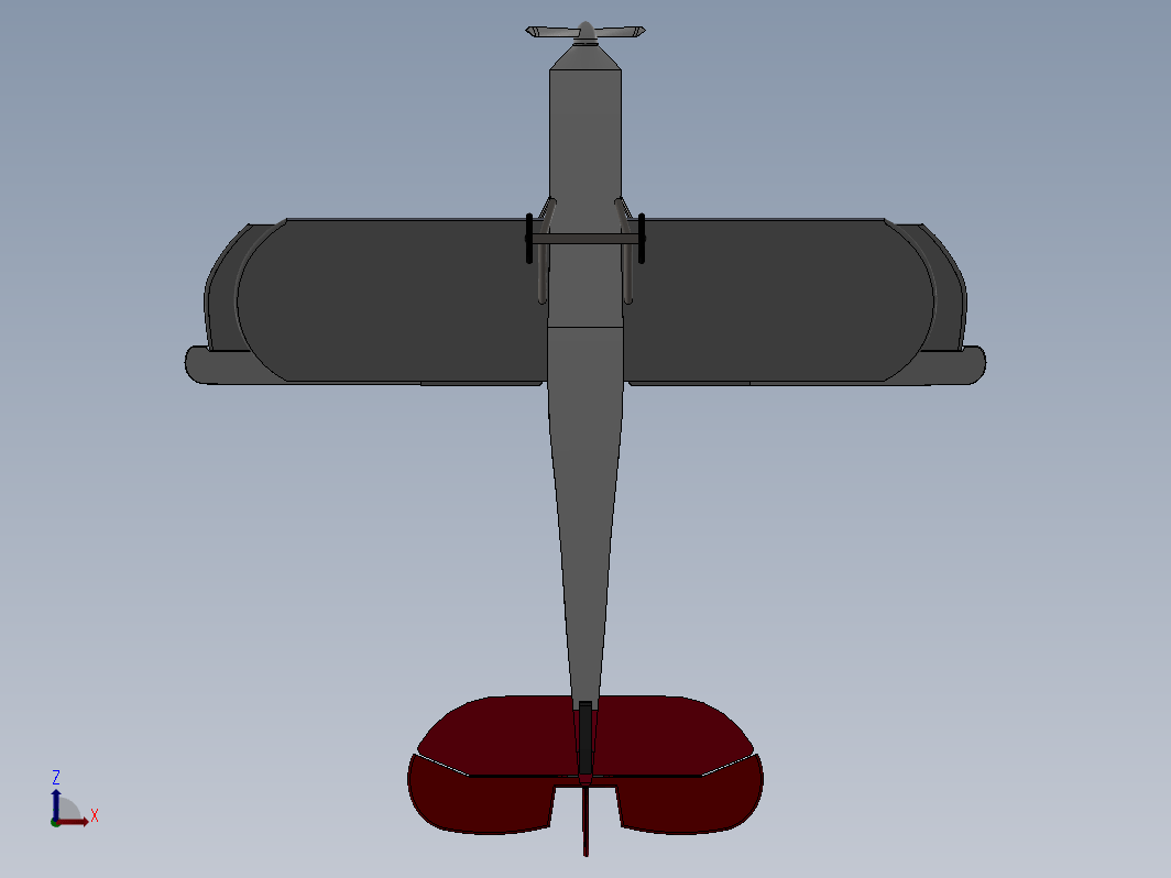 vecihi K-VI双翼飞机模型