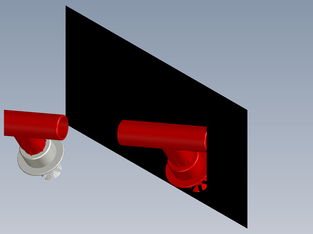 消防和安全喷水器3D