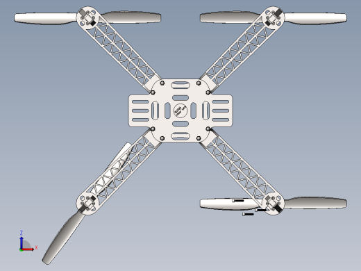 四旋翼飞行器的设计和控制三维SW2015带参+CAD+说明缩略图