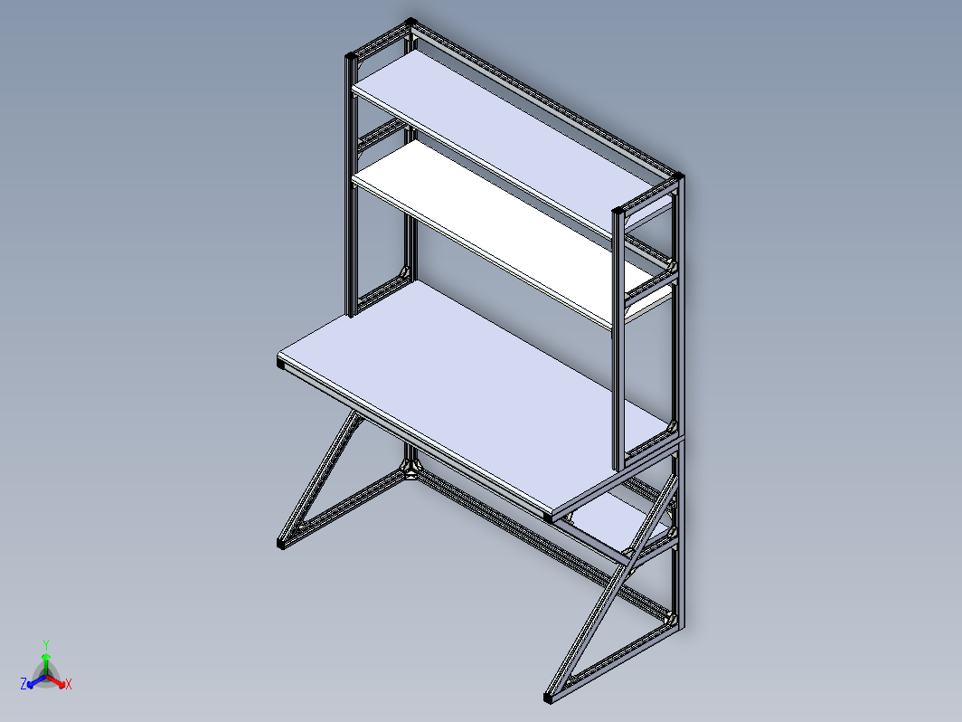 多层铝型材工作台