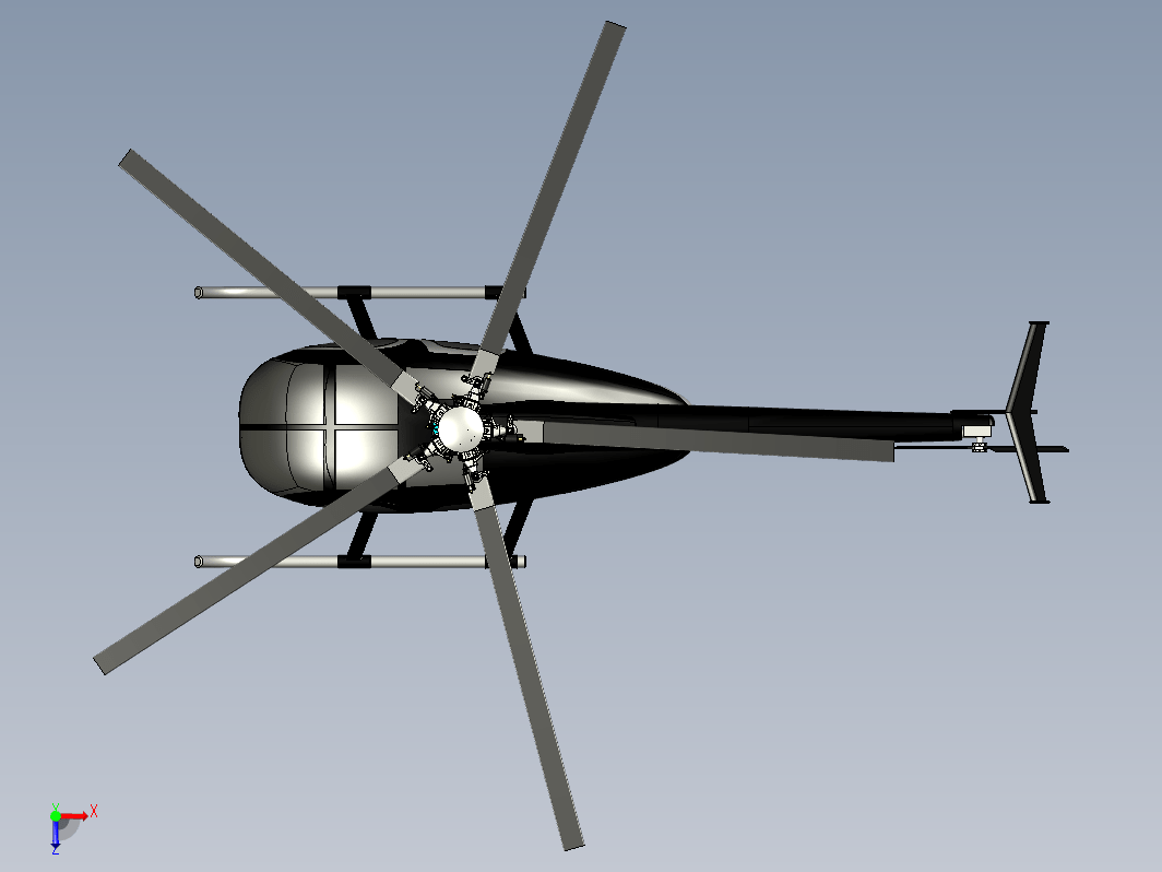 Hughes 500D直升机