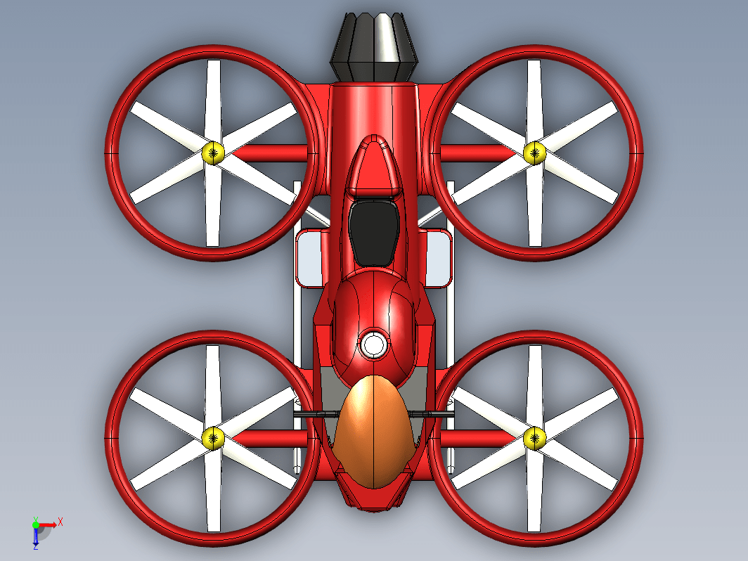 bike-air载人四轴飞行器