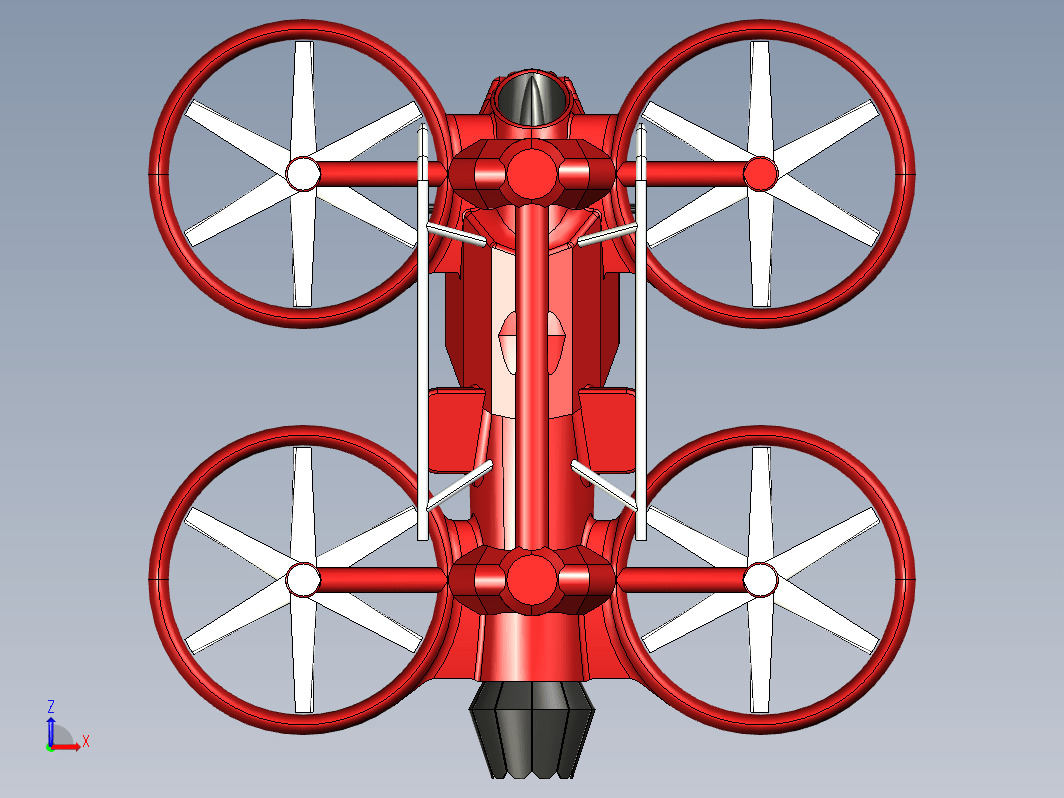 bike-air载人四轴飞行器