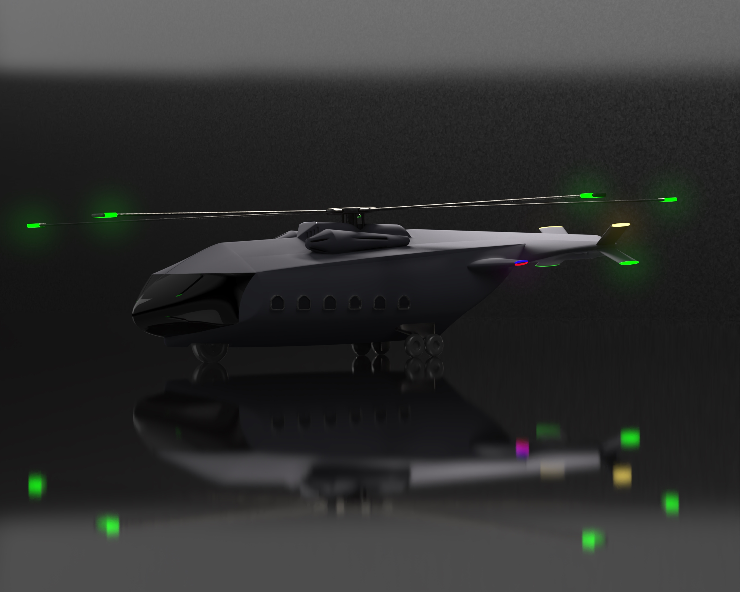 重型起重直升机概念模型