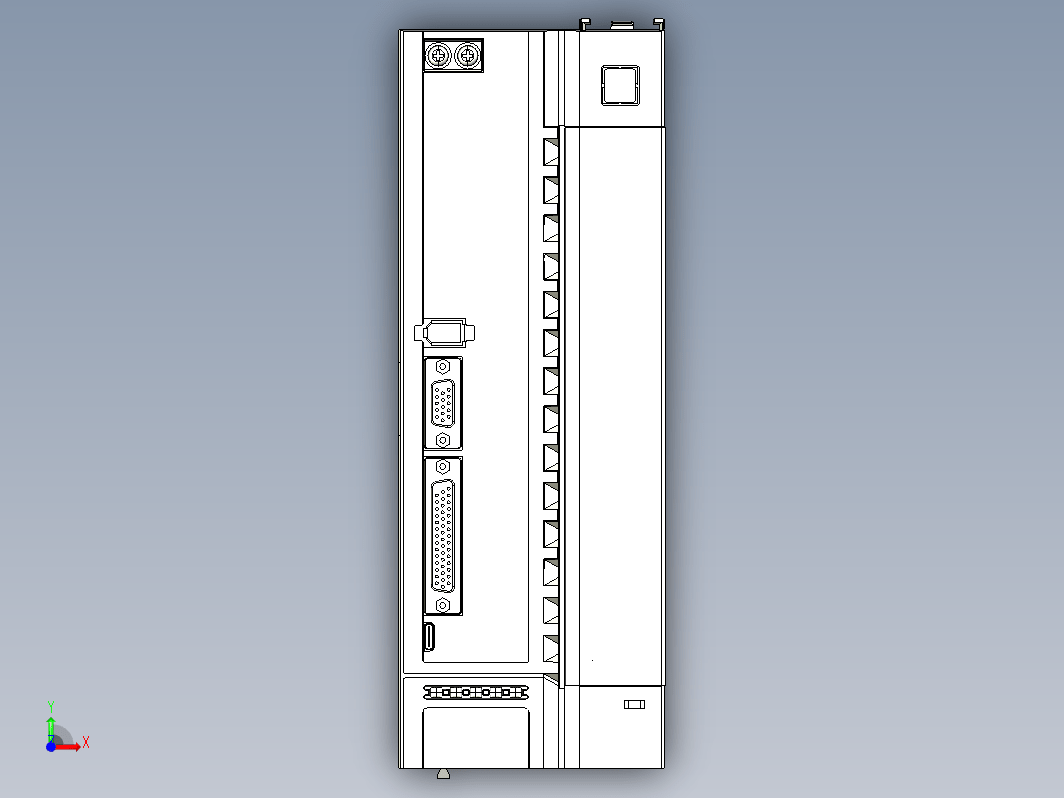 标准型伺服驱动器01052547-WXSTEP_B00（整机3D模型）