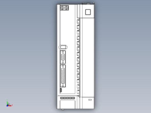 标准型伺服驱动器01052547-WXSTEP_B00（整机3D模型）缩略图
