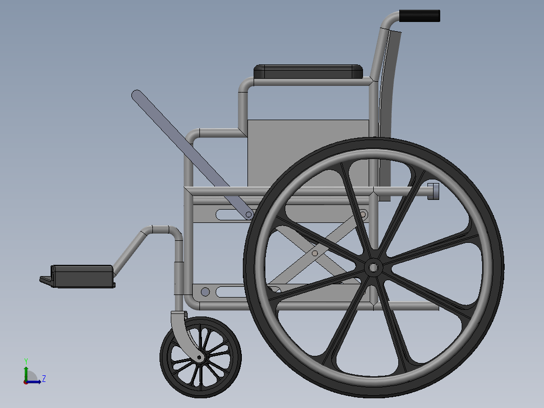 foldable wheelchair折叠轮椅