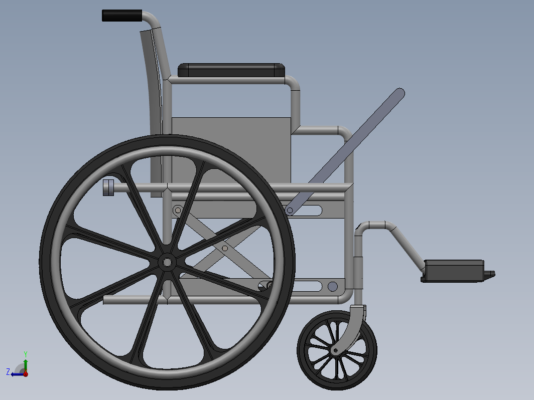 foldable wheelchair折叠轮椅