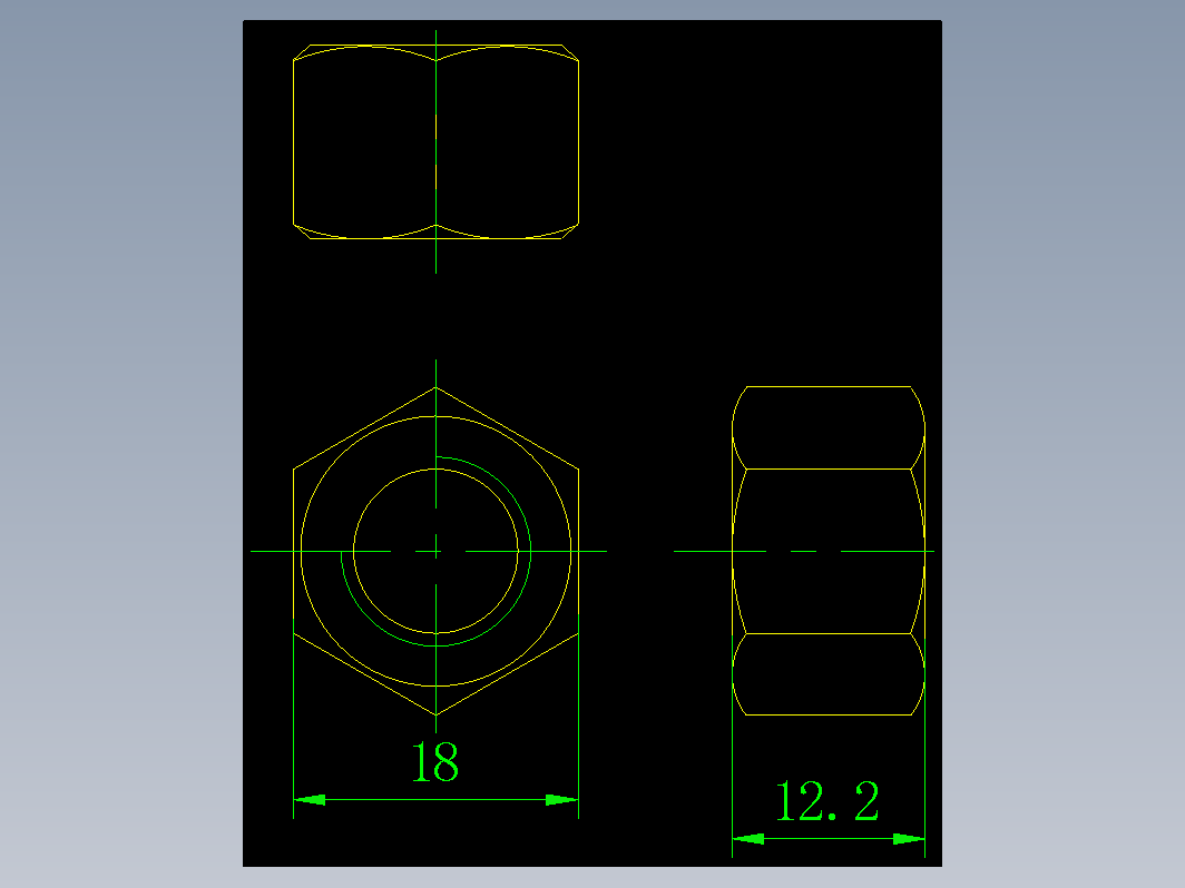 1型六角螺母C级（GB451-86）