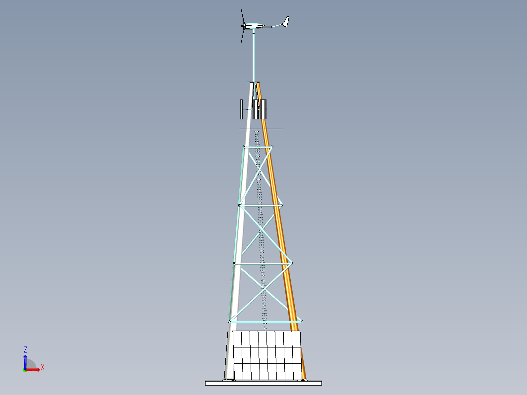 生物电池塔和宽带电池塔