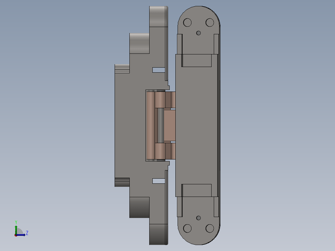 十字铰链隐藏式三维可调合页 SIMONSWERK TE-340