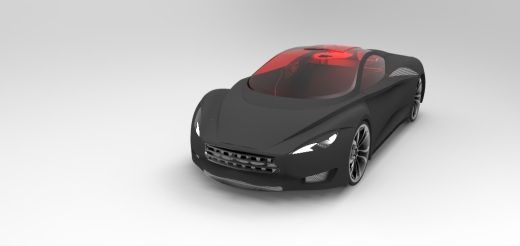 简易Infiniti Emerg-E轿车缩略图