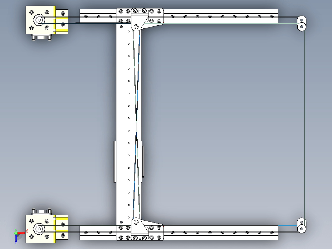 XY轴传动机构 Core XY kinematic 
