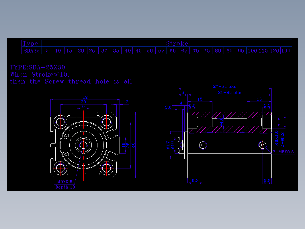 SDA气缸 83-SDA-25-BZN