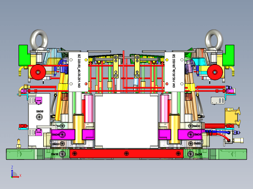 复杂模具,三个弹射模具