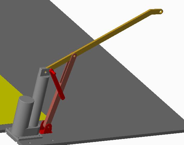 两层错位式停车装置车库 3D+CAD+说明书