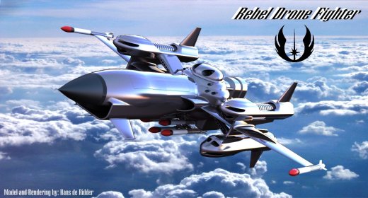 Rebel科幻无人机战斗机缩略图