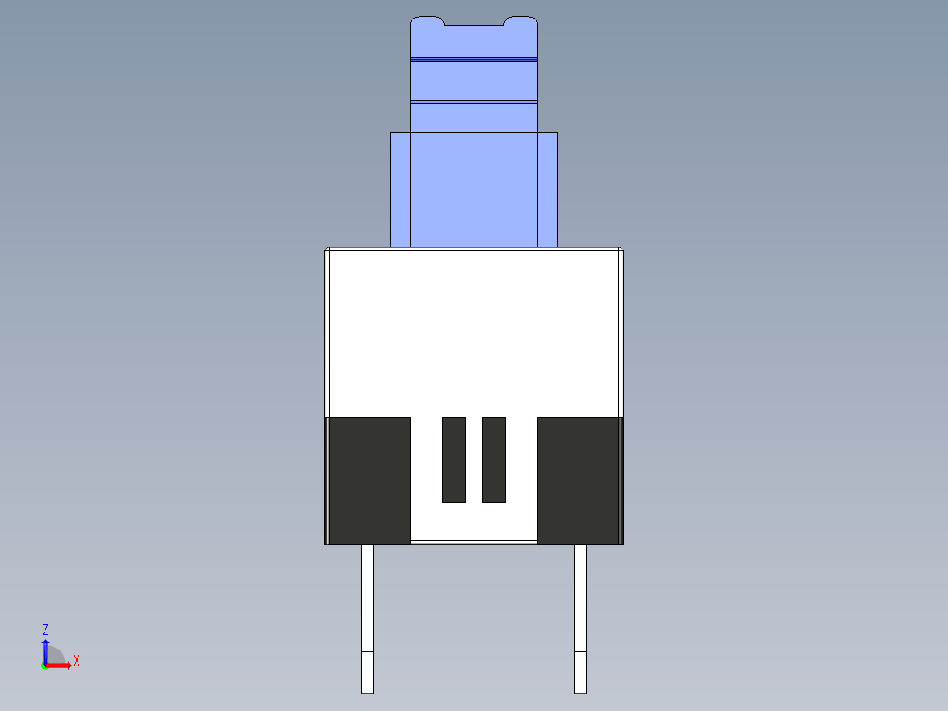 7x7mm、6针、2mm音高按钮开关