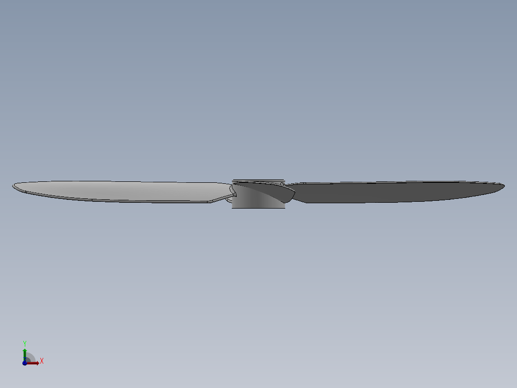 5x4-4叶片螺旋桨 格式： STP IGS SW X_T