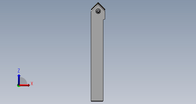 偏心式45°硬质合金可转位车刀三维SW2014带参+CAD+说明