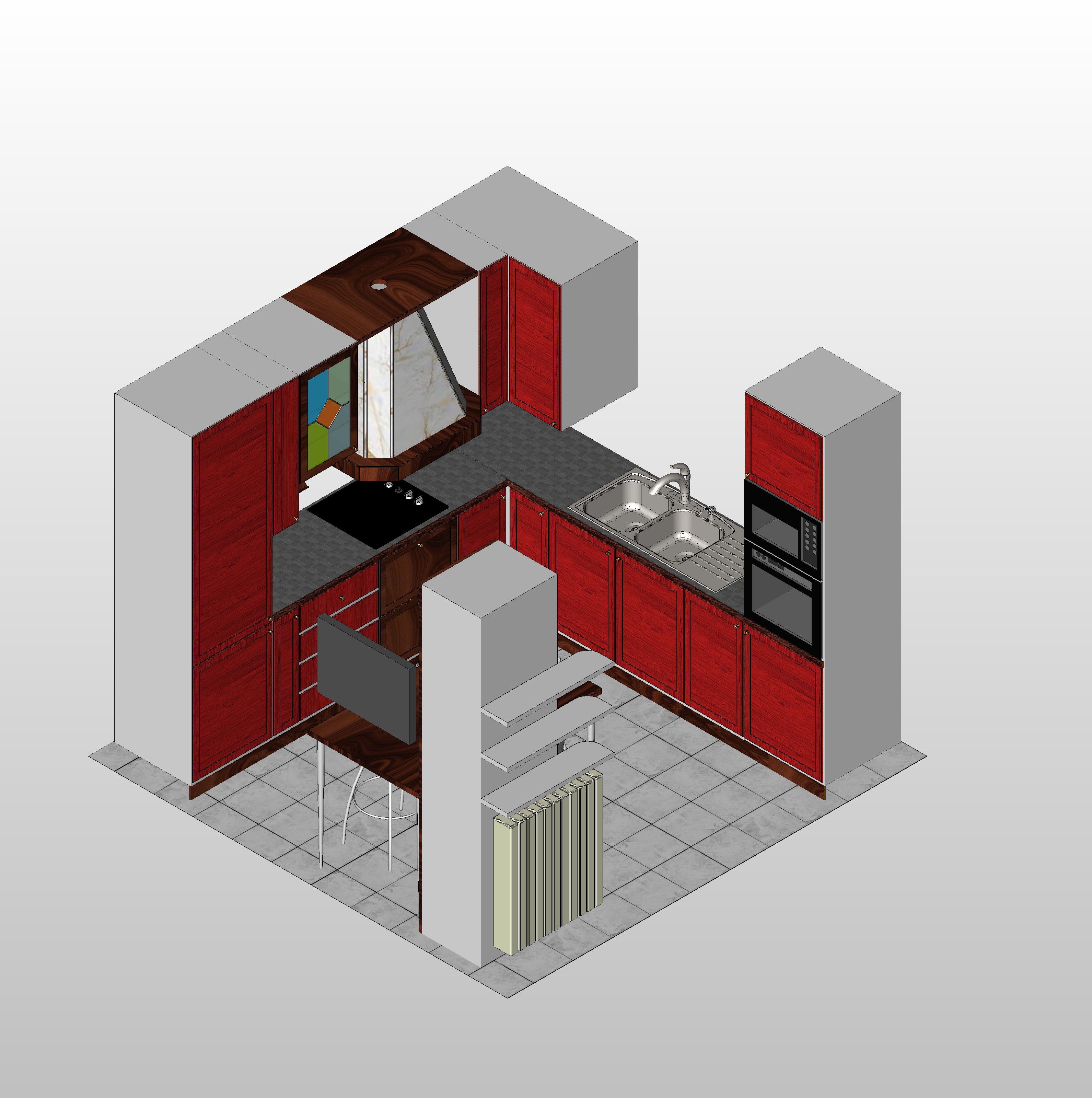 厨房 3x3