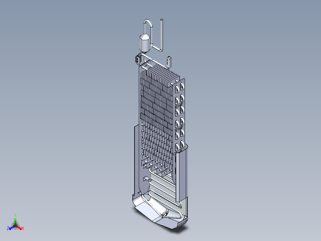 电子冰箱蒸发器