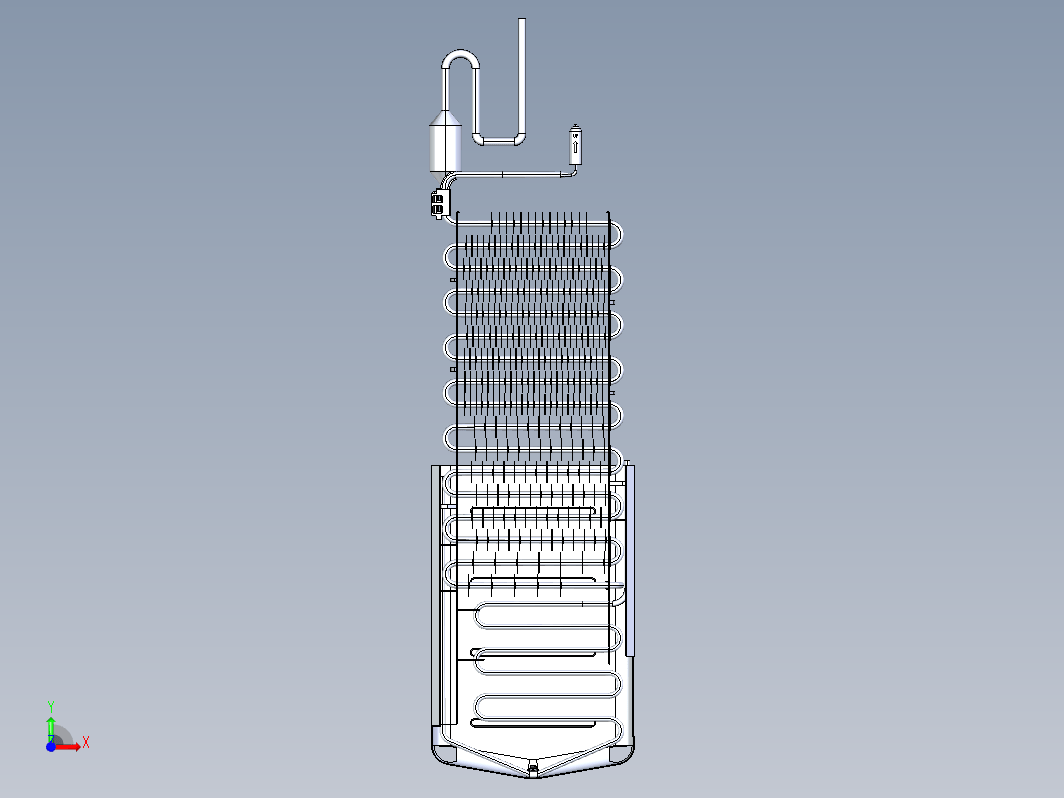 电子冰箱蒸发器