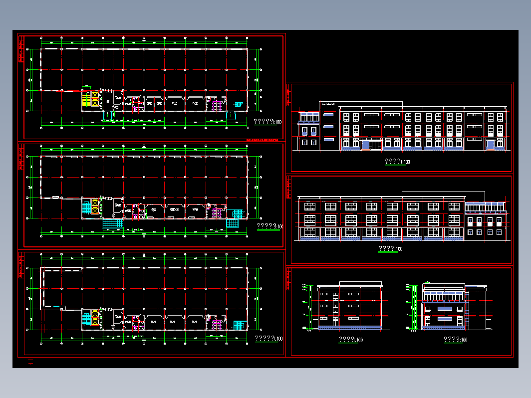 郑州某厂房建筑图