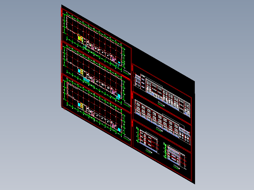 郑州某厂房建筑图