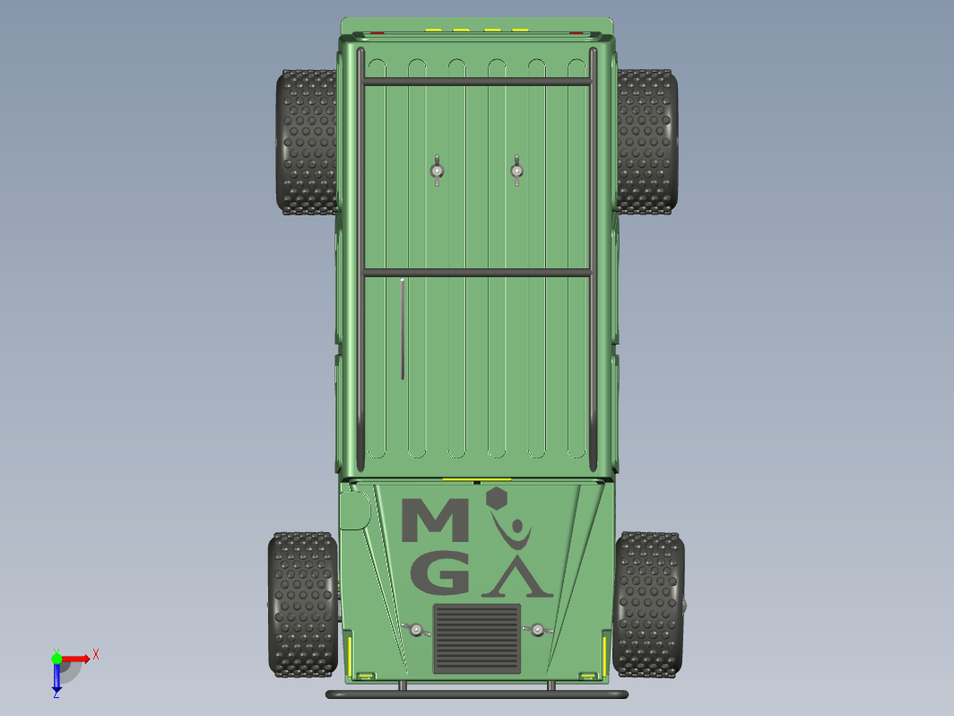 796老车模模型PROE设计