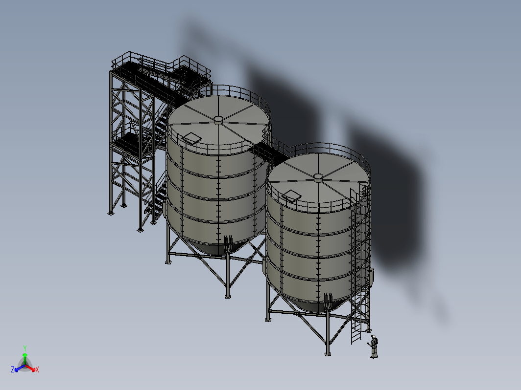 Steel silo tank钢筒仓罐