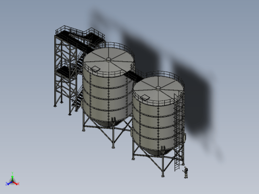 Steel silo tank钢筒仓罐缩略图
