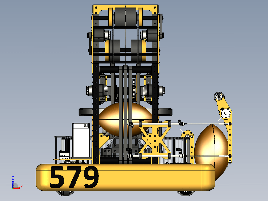 F4 CADDthon 579机器人车