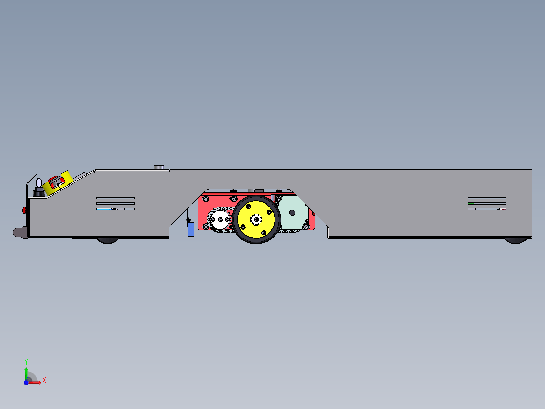 潜伏型AGV运料车