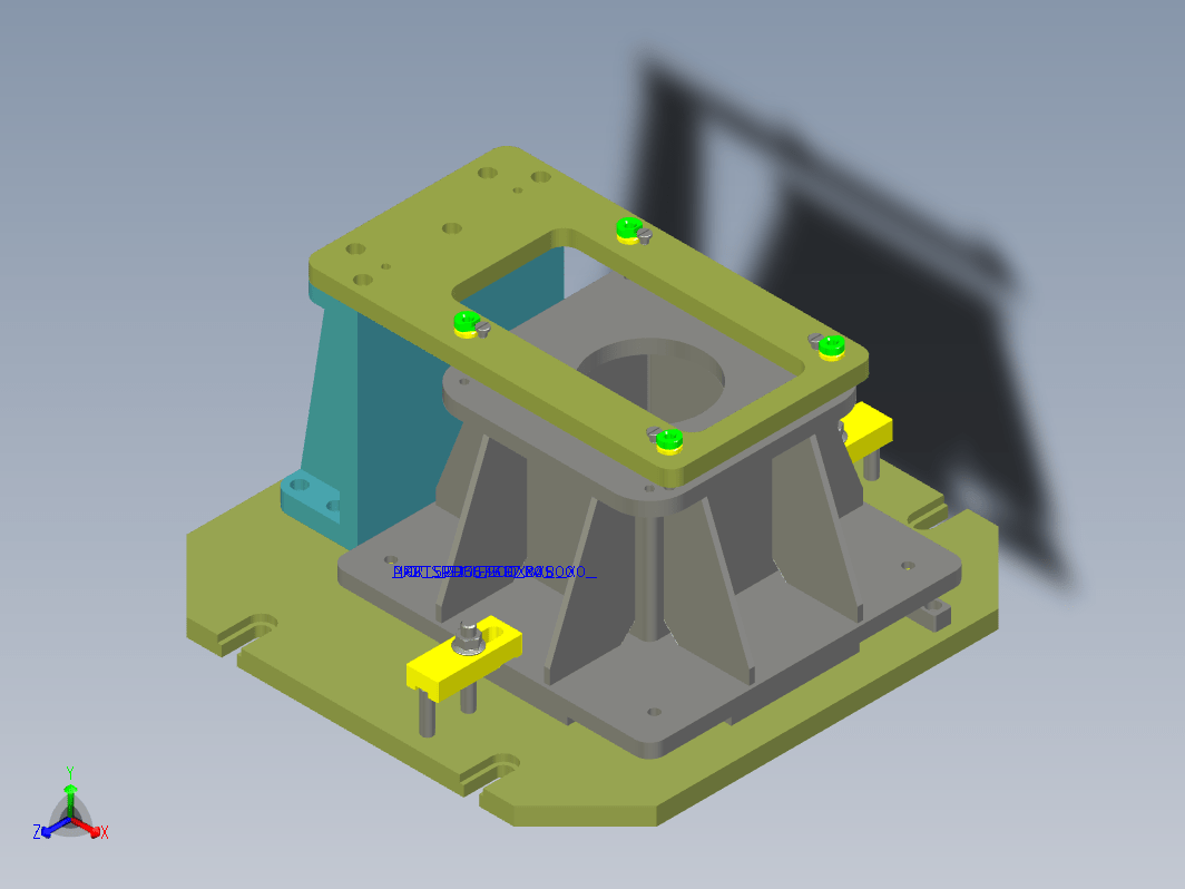 工业机器人底座机械加工工艺及夹具设计三维Creo5.0带参+CAD+说明书