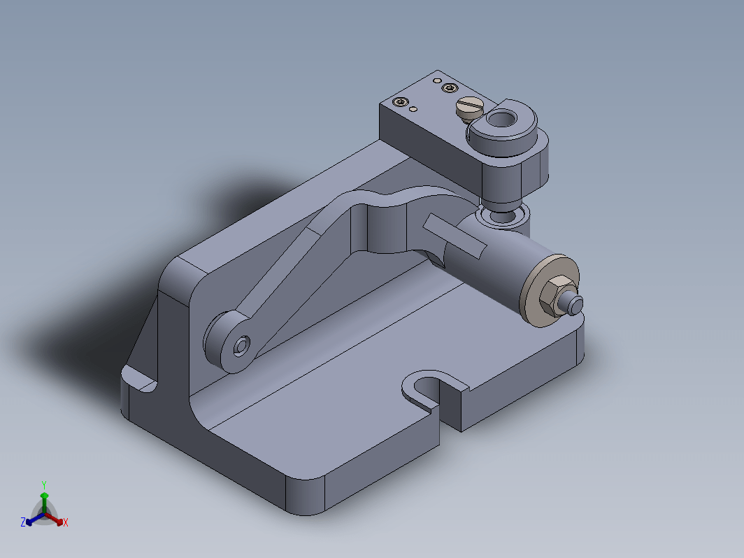 转向臂钻孔9.3夹具设计三维SW2023带参+CAD+说明书