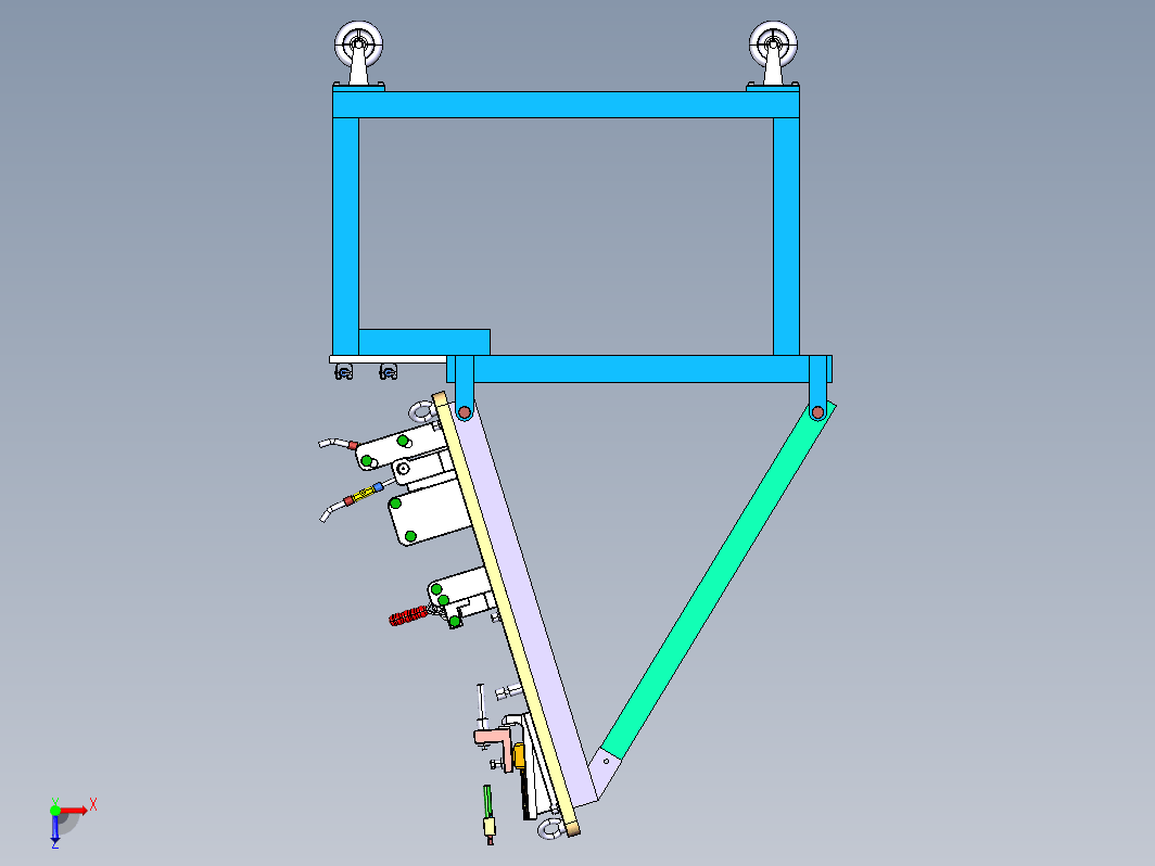 Left Backrest Controling Fixture控制夹具