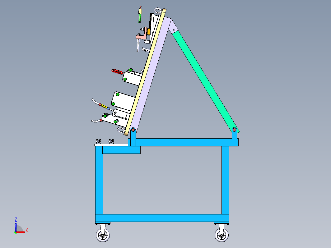 Left Backrest Controling Fixture控制夹具