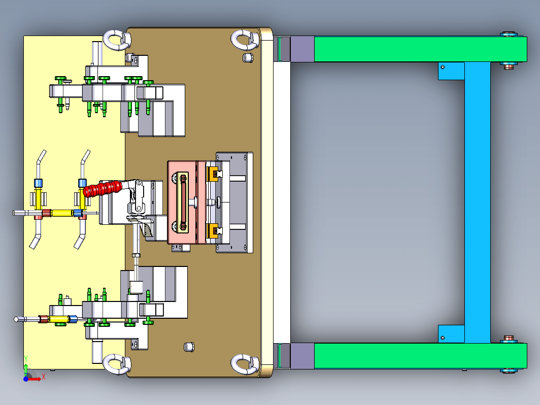 Left Backrest Controling Fixture控制夹具