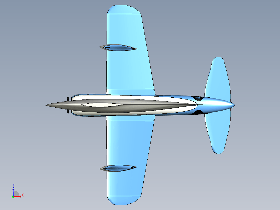 固定翼 水上飞机 Vought OS2U Kingfisher