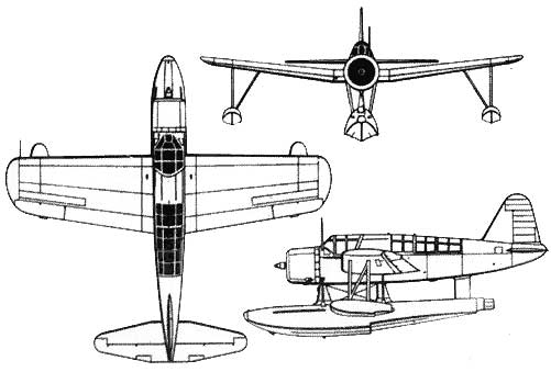 固定翼 水上飞机 Vought OS2U Kingfisher