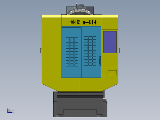 FANUC_a_D14加工中心总图缩略图