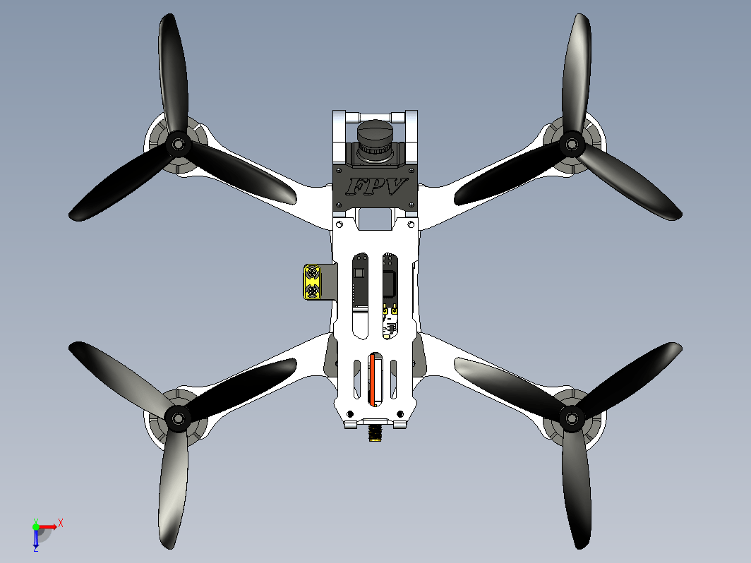 FPV摄像头四轴无人机
