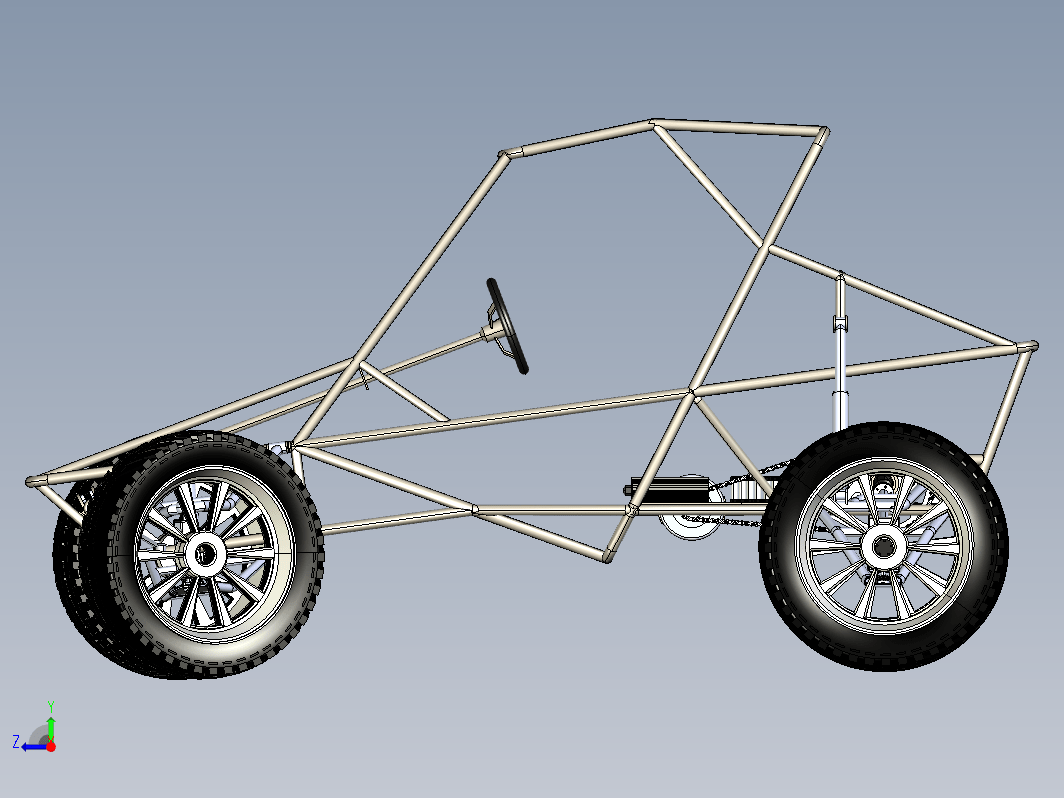 Electric kart电动卡丁车钢管结构