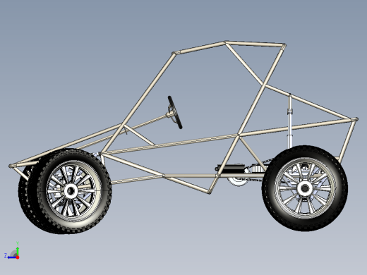 Electric kart电动卡丁车钢管结构缩略图