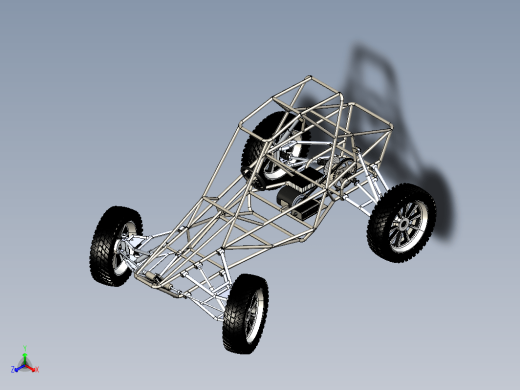 Electric kart电动卡丁车钢管结构缩略图