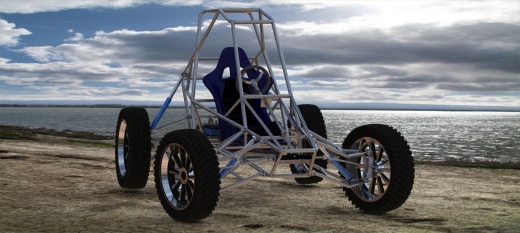 Electric kart电动卡丁车钢管结构缩略图