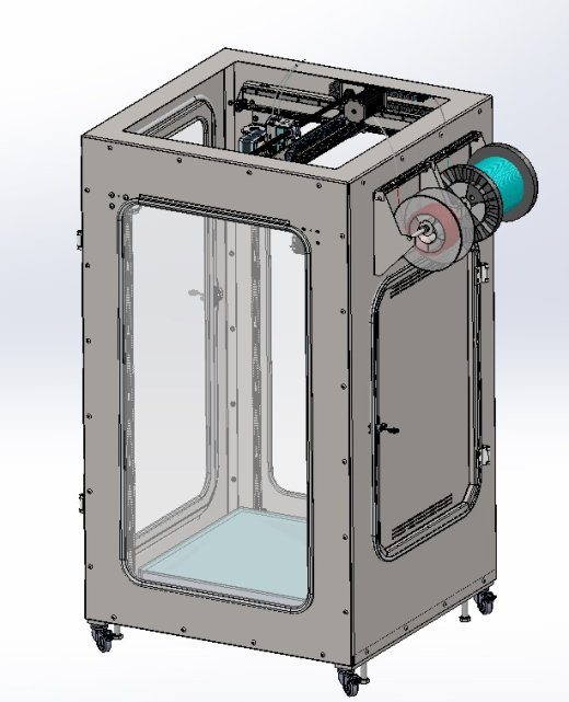 500x500x1000 3D打印机结构