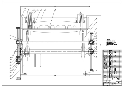 D 对称传动式剪板机设计三维SW2012带参+CAD+说明书缩略图