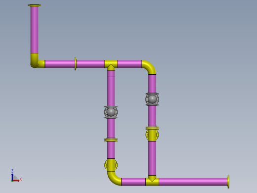 Solidworks 布线管道模型缩略图